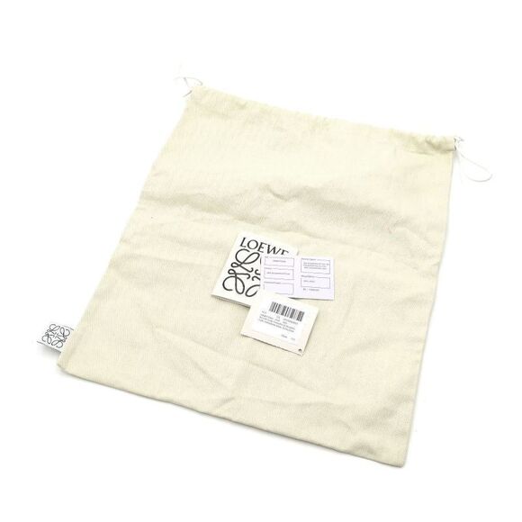 Loewe Cuy Bag Jacquard Calf Leather Beige Tan Brown Handbag - Picture 8 of 8